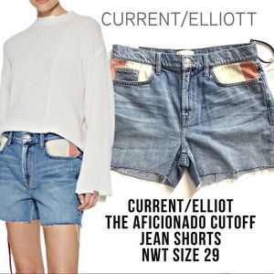Current/Elliott Aficionado Cutoff Jean Shorts 29